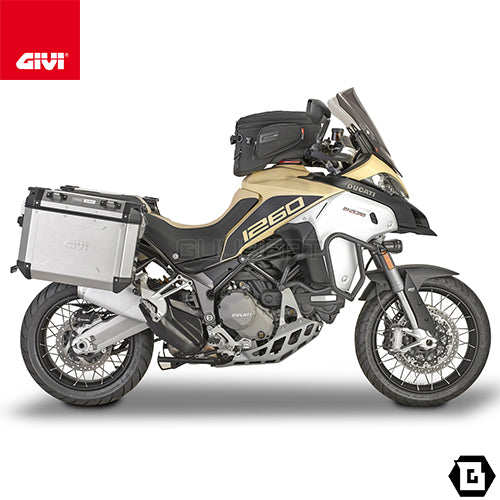 GIVI TN7408 エンジンガード クラッシュバー ブラック／DUCATI ムルティストラーダ 1260 ENDURO / DUCATI ムルティストラーダ 1200 ENDURO専用