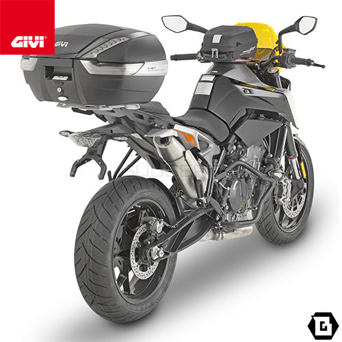 GIVI TN7708 エンジンガード クラッシュバー ブラック／KTM 890 デューク R / KTM 790 デューク専用