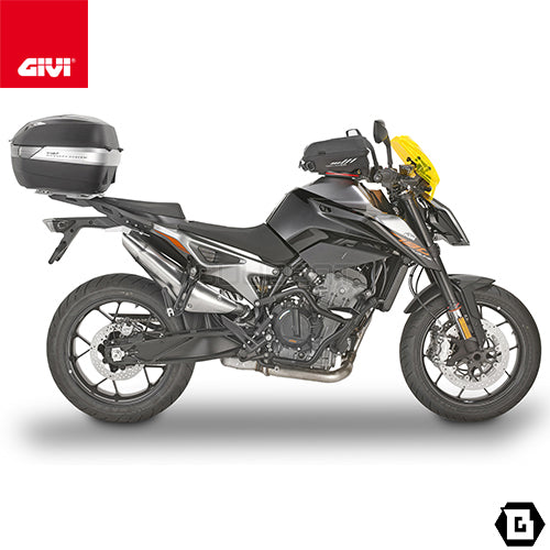 GIVI TN7708 エンジンガード クラッシュバー ブラック／KTM 890 デューク R / KTM 790 デューク専用