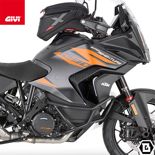 GIVI TN7713 エンジンガード クラッシュバー ブラック／KTM 1290 スーパーアドベンチャー S専用