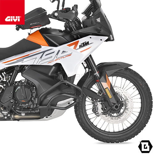 GIVI TN7716 エンジンガード クラッシュバー ブラック／KTM 790 アドベンチャー / KTM 890 アドベンチャー専用