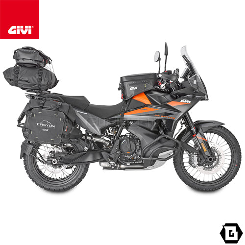 GIVI TN7716 エンジンガード クラッシュバー ブラック／KTM 790 アドベンチャー / KTM 890 アドベンチャー専用