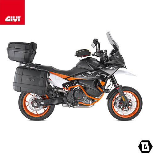 GIVI TN7717OR エンジンガード クラッシュバー オレンジ／KTM 890 SMT専用