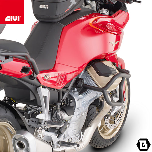 GIVI TN8207 エンジンガード クラッシュバー ブラック／MOTO GUZZI V 100 マンデッロ専用