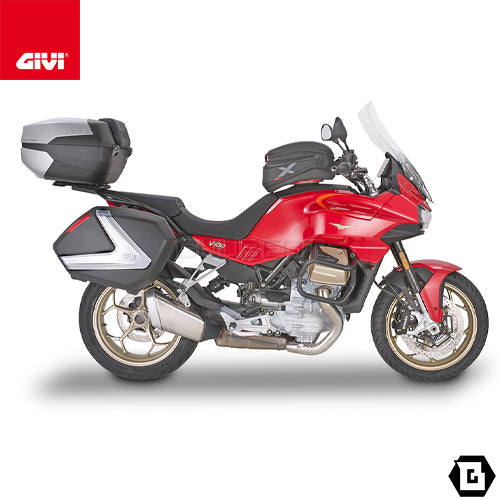 GIVI TN8207 エンジンガード クラッシュバー ブラック／MOTO GUZZI V 100 マンデッロ専用