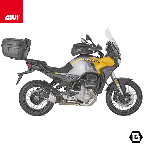 GIVI TN8208 エンジンガード クラッシュバー ブラック／MOTO GUZZI ステルヴィオ 1000専用