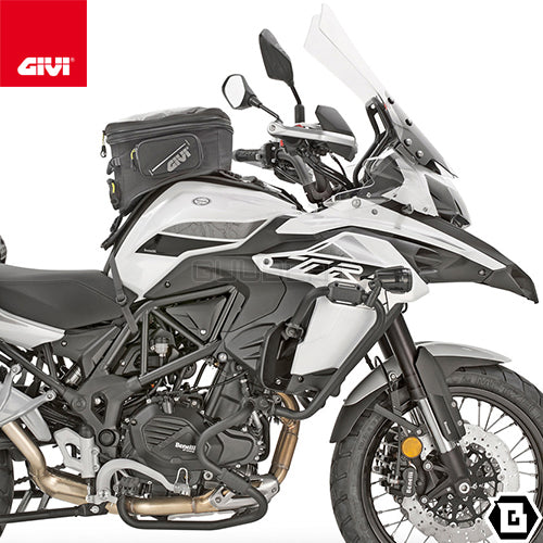 GIVI TN8703 エンジンガード クラッシュバー ブラック／BENELLI TRK 502 / BENELLI TRK 502 / BENELLI TRK 502 X / BENELLI TRK 502 X専用