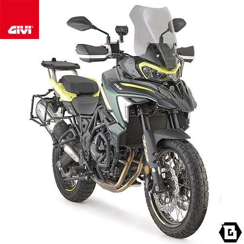 GIVI TN8717 エンジンガード クラッシュバー ブラック／BENELLI TRK 702 / BENELLI TRK 702 X専用