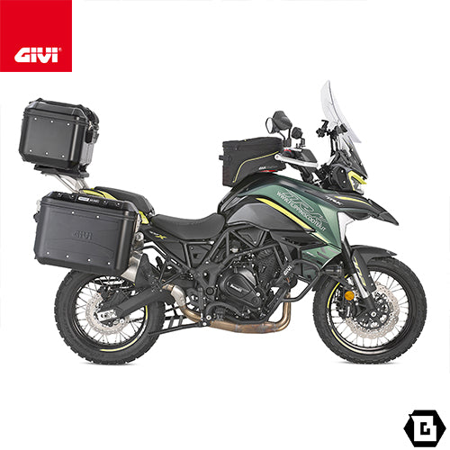 GIVI TN8717 エンジンガード クラッシュバー ブラック／BENELLI TRK 702 / BENELLI TRK 702 X専用