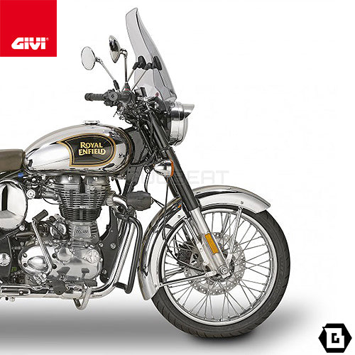 GIVI TN9052 エンジンガード クラッシュバー ブラック／ROYAL ENFIELD クラシック 500専用