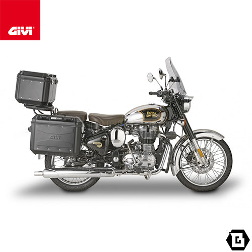 GIVI TN9052 エンジンガード クラッシュバー ブラック／ROYAL ENFIELD クラシック 500専用