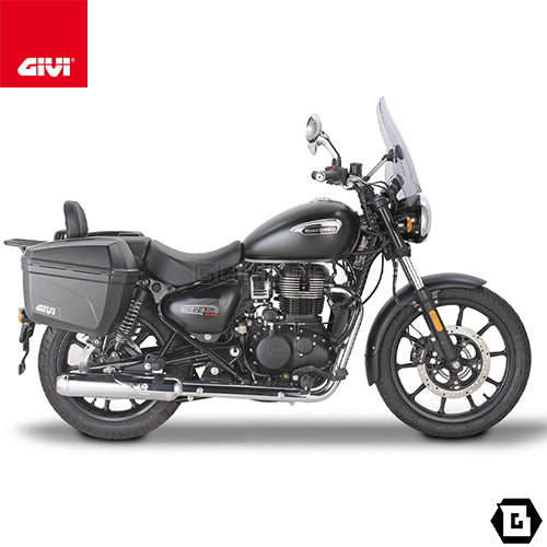 GIVI TN9053 エンジンガード クラッシュバー ブラック／ROYAL ENFIELD メテオ 350専用