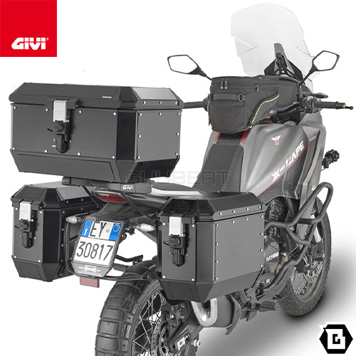 GIVI TN9350 エンジンガード クラッシュバー ブラック／MOTO MORINI X-CAPE 649専用