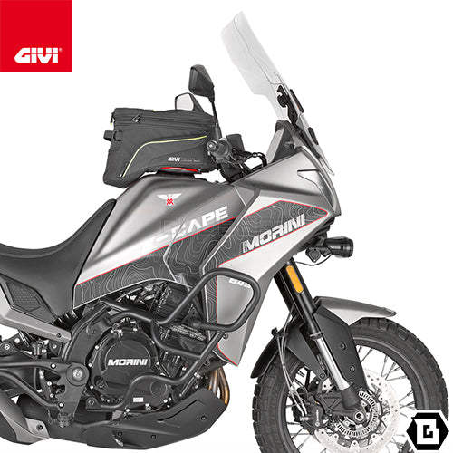 GIVI TN9350 エンジンガード クラッシュバー ブラック／MOTO MORINI X-CAPE 649専用