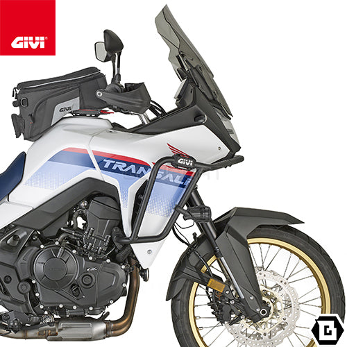 GIVI TNH1201 エンジンガード クラッシュバー ブラック／HONDA XL750 トランザルプ専用