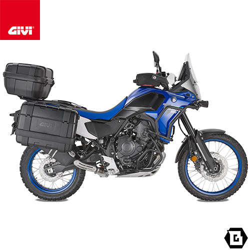 GIVI TNH2174 スチール製エンジンガード 上部ラジエター保護用 25mmパイプ仕様 ブラック｜YAMAHA テネレ 700 ラリー / テネレ 700 対応