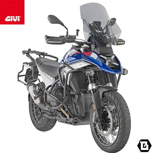 GIVI TNH5143 スチール製エンジンガード 上部ラジエター保護用 25mmパイプ仕様 ブラック｜BMW R 1300 GS 対応