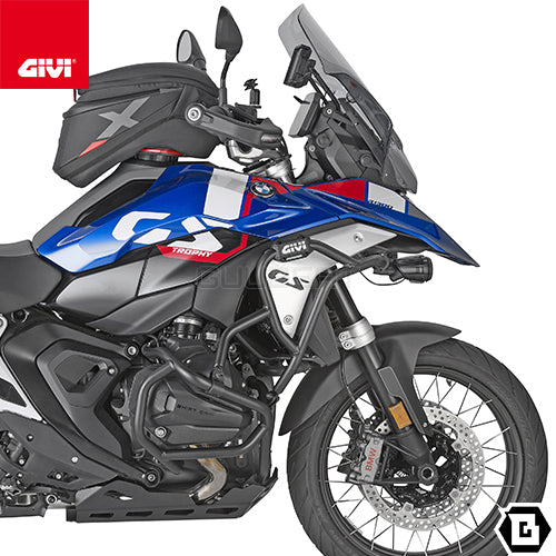 GIVI TNH5143 スチール製エンジンガード 上部ラジエター保護用 25mmパイプ仕様 ブラック｜BMW R 1300 GS 対応