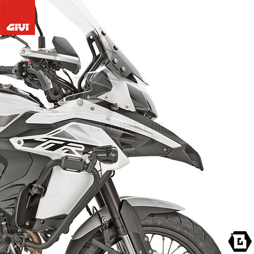 GIVI TNH8703 エンジンガード クラッシュバー ブラック／BENELLI TRK 502 / BENELLI TRK 502 X専用