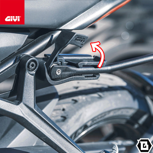 GIVI TR1208 サイドバッグサポート クイックリリース機能付き REMOVE-X (リムーブエックス)／HONDA CBR 650 R / HONDA CB 650 R / HONDA CB 650 R専用