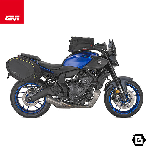 GIVI TR2157 サイドバッグサポート クイックリリース機能付き REMOVE-X（リムーブエックス）｜YAMAHA MT-07 対応