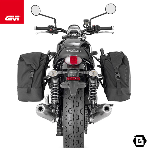 GIVI TR6407 サイドバッグサポート クイックリリース機能付き REMOVE-X (リムーブエックス)／TRIUMPH ボンネビル T120 / TRIUMPH ボンネビル T100 / TRIUMPH スピードツイン 900 / TRIUMPH ストリートツイン 900専用