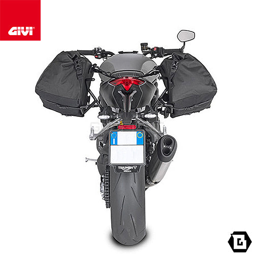 GIVI TR6420 サイドバッグサポート クイックリリース機能付き REMOVE-X (リムーブエックス)／TRIUMPH スピードトリプル 1200 RS専用