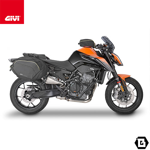 GIVI TR7708 サイドバッグサポート クイックリリース機能付き REMOVE-X (リムーブエックス)／KTM 890 デューク R専用