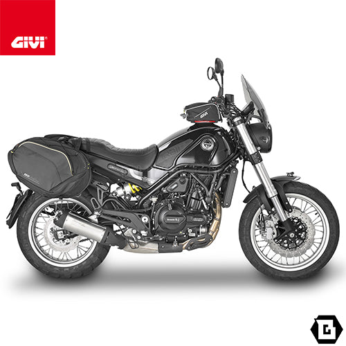 GIVI TR8704 サイドバッグサポート クイックリリース機能付き REMOVE-X (リムーブエックス)／BENELLI レオンチーノ 500 / BENELLI レオンチーノ 500 トレール専用