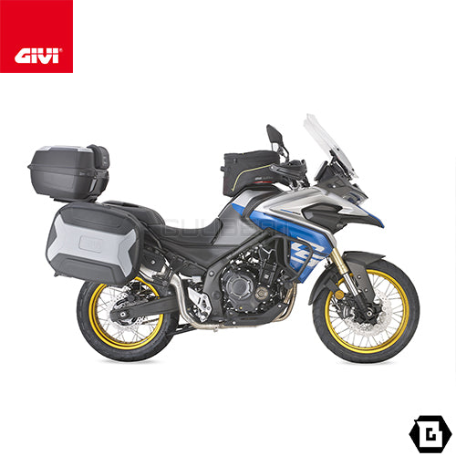 GIVI TRK35BNPACK2 TREKKER トップ・サイドケース兼用 2ケース アルミカバータイプ MONOKEYタイプ 35L容量 ブラック / グレー