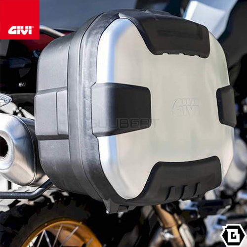 GIVI TRK35N トップケース / サイドケース 兼用 35L容量 MONOKEY ( モノキー ) TREKKER ブラック / シルバー