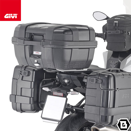 GIVI TRK52BB TREKKER トップケース ブラック樹脂カバータイプ MONOKEYタイプ 52L容量 ブラック
