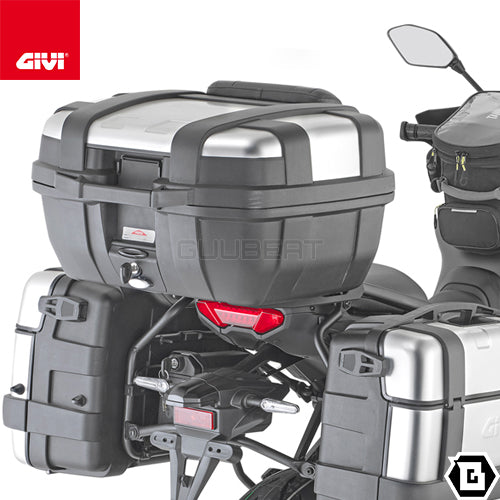 GIVI TRK52N TREKKER トップケース アルミカバータイプ MONOKEYタイプ 52L容量 ブラック / シルバー