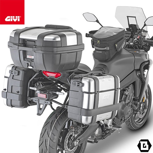 GIVI TRK52N TREKKER トップケース アルミカバータイプ MONOKEYタイプ 52L容量 ブラック / シルバー