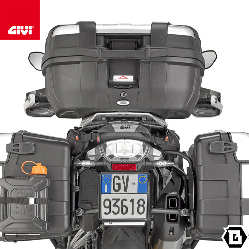GIVI TRK52N TREKKER トップケース アルミカバータイプ MONOKEYタイプ 52L容量 ブラック / シルバー
