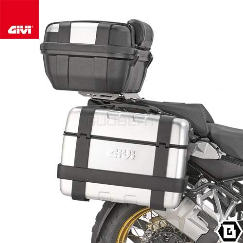 GIVI TRK52N TREKKER トップケース アルミカバータイプ MONOKEYタイプ 52L容量  ブラック / シルバー