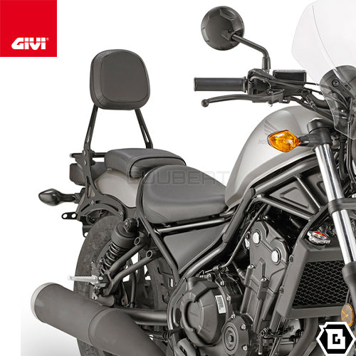 GIVI TS1160B バックレスト キャリア付き ブラック／HONDA レブル500 / HONDA レブル500専用