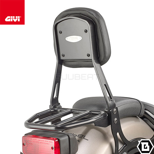 GIVI TS1160B バックレスト キャリア付き ブラック／HONDA レブル500 / HONDA レブル500専用