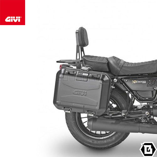 GIVI TS8202B バックレスト キャリア付き ブラック／MOTO GUZZI V9 ボバー / MOTO GUZZI V9 ローマー専用