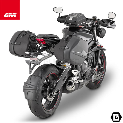 GIVI TST6412 サイドバッグホルダー ST604 MULTI LOCK (マルチロック)用 ／ TRIUMPH ストリートトリプル 765専用