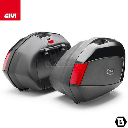 GIVI V35N MONOKEY SIDE サイドケース レッドレンズ 左右セット 片側35L容量 ブラック