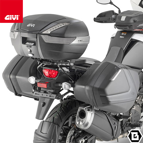 GIVI V37NNT MONOKEY SIDE サイドケース クリアレンズ 左右セット 片側37L容量 ブラック