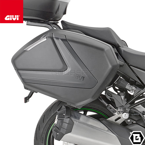 GIVI V37NNT MONOKEY SIDE サイドケース クリアレンズ 左右セット 片側37L容量 ブラック