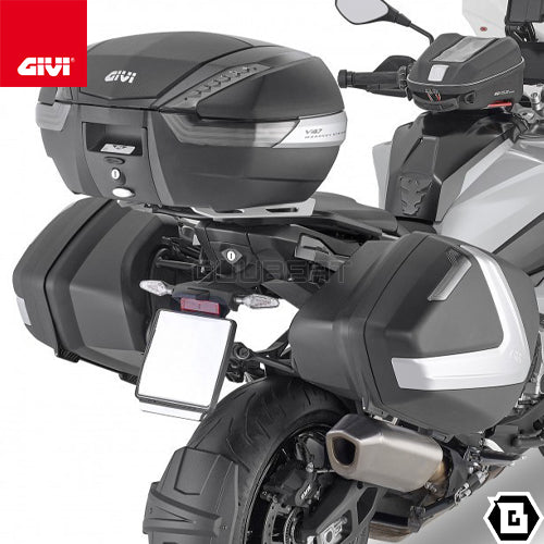 GIVI V37NT MONOKEY SIDE サイドケース クリアレンズ 左右セット 片側37L容量 ブラック / シルバー