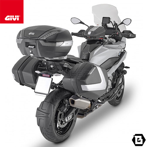 GIVI V37NT MONOKEY SIDE サイドケース クリアレンズ 左右セット 片側37L容量 ブラック / シルバー