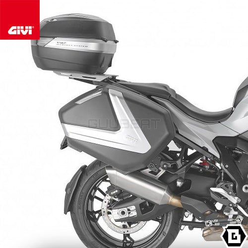 GIVI V37NT MONOKEY SIDE サイドケース クリアレンズ 左右セット 片側37L容量 ブラック / シルバー