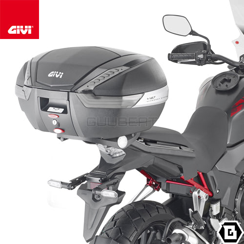 GIVI V47NNT トップケース MONOKEYタイプ 47L容量 シルバーサイドパネル / クリアレンズ ブラック / シルバー