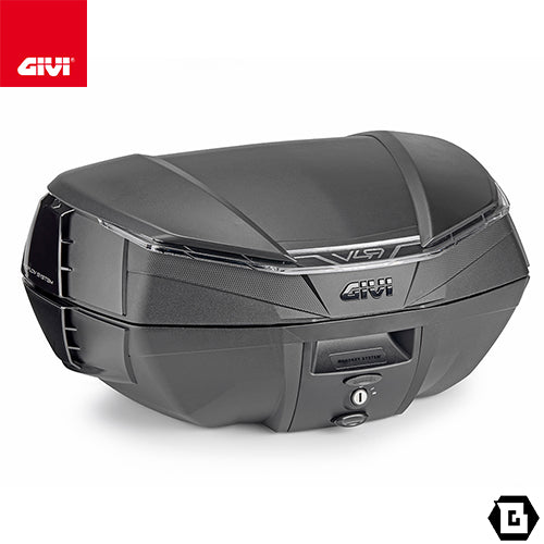 GIVI V49NB AIR トップケース MONOKEYタイプ 49L容量｜ブラックパネル／クリアレンズ仕様