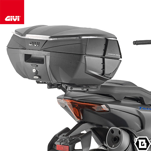 GIVI V49NB AIRトップケース MONOKEYタイプ 47L容量 ブラックパネル / クリアレンズ ブラック