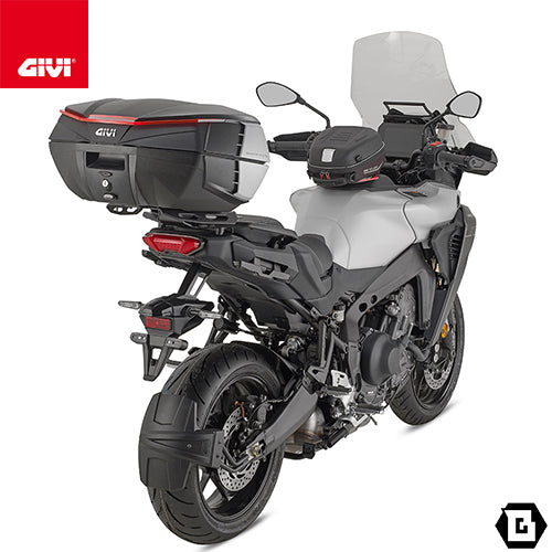 GIVI V49N AIRトップケース MONOKEYタイプ 49L容量 ブラックサイドパネル / スモークレンズ ブラック / シルバー
